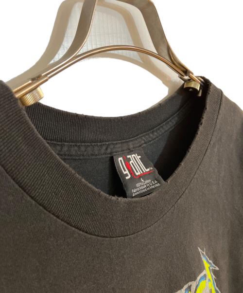 giant（ジャイアント）GIANT (ジャイアント) METAL JUSTICEプリントTシャツ ブラック サイズ:Ｌの古着・服飾アイテム