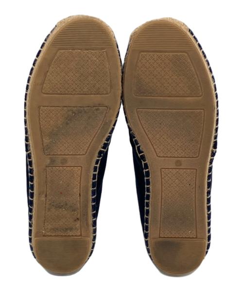TORY BURCH（トリーバーチ）TORY BURCH (トリーバーチ) エスパドリーユ バレエシューズ ネイビー サイズ:7.5の古着・服飾アイテム