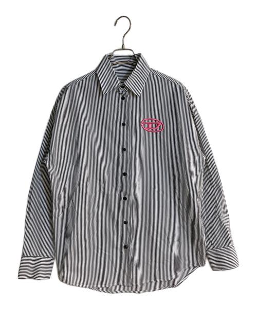 DIESEL（ディーゼル）DIESEL (ディーゼル) C-DOU-STRIPE グレー サイズ:40の古着・服飾アイテム