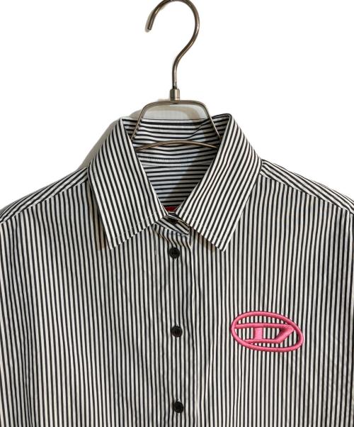 DIESEL（ディーゼル）DIESEL (ディーゼル) C-DOU-STRIPE グレー サイズ:40の古着・服飾アイテム