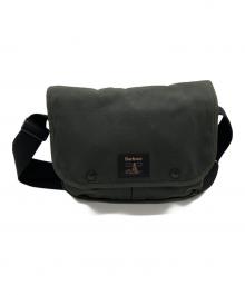 Barbour（バブアー）の古着「FIELD WAX RIEVER CROSSBODY BAG」｜グリーン
