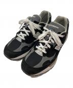 NEW BALANCEニューバランス）の古着「992ローカットスニーカー」｜ブラック