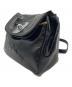 LONGCHAMP (ロンシャン) パテントレザーターンロックショルダーバッグ ブラック：9000円