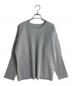 HOMME PLISSE ISSEY MIYAKEオム プリッセ イッセイ ミヤケ）の古着「BASICS プリーツロングスリーブカットソー」｜グレー