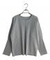 HOMME PLISSE ISSEY MIYAKE（オム プリッセ イッセイ ミヤケ）の古着「BASICS プリーツロングスリーブカットソー」｜グレー