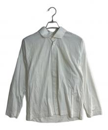 HOMME PLISSE ISSEY MIYAKE（オム プリッセ イッセイ ミヤケ）の古着「17AW襟切り替えベーシックシャツ」｜ホワイト