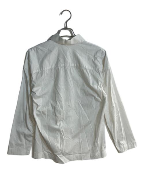 HOMME PLISSE ISSEY MIYAKE（オム プリッセ イッセイ ミヤケ）HOMME PLISSE ISSEY MIYAKE (オム プリッセ イッセイ ミヤケ) 17AW襟切り替えベーシックシャツ ホワイト サイズ:2の古着・服飾アイテム