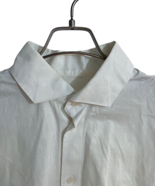 HOMME PLISSE ISSEY MIYAKE（オム プリッセ イッセイ ミヤケ）HOMME PLISSE ISSEY MIYAKE (オム プリッセ イッセイ ミヤケ) 17AW襟切り替えベーシックシャツ ホワイト サイズ:2の古着・服飾アイテム
