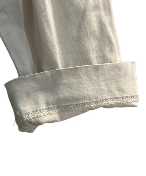 HOMME PLISSE ISSEY MIYAKE（オム プリッセ イッセイ ミヤケ）HOMME PLISSE ISSEY MIYAKE (オム プリッセ イッセイ ミヤケ) 襟切り替えワイドカラーシャツ オフホワイト サイズ:２の古着・服飾アイテム