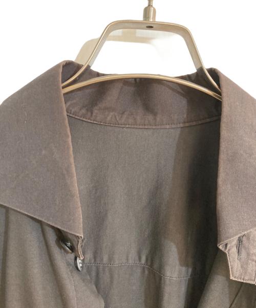 HOMME PLISSE ISSEY MIYAKE（オム プリッセ イッセイ ミヤケ）HOMME PLISSE ISSEY MIYAKE (オム プリッセ イッセイ ミヤケ) 襟切り替えシャツ ブラック サイズ:２の古着・服飾アイテム