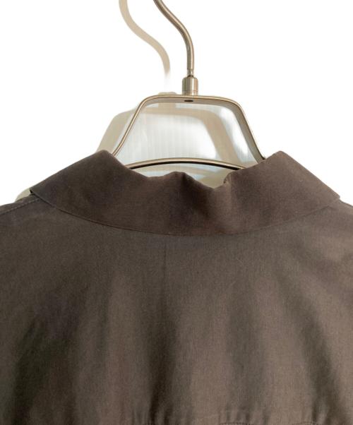 HOMME PLISSE ISSEY MIYAKE（オム プリッセ イッセイ ミヤケ）HOMME PLISSE ISSEY MIYAKE (オム プリッセ イッセイ ミヤケ) 襟切り替えシャツ ブラック サイズ:２の古着・服飾アイテム