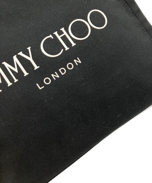 JIMMY CHOO（ジミーチュウ）JIMMY CHOO (ジミーチュウ) LOGO TOTE FFQ ブラックの古着・服飾アイテム