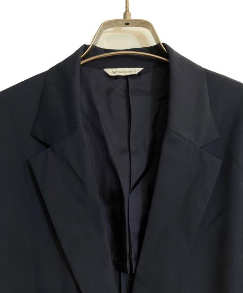 ARTS&SCIENCE（アーツアンドサイエンス）ARTS&SCIENCE (アーツアンドサイエンス) 26SSウールテーラードジャケット / Loose Fit Jacket ネイビー サイズ:1の古着・服飾アイテム