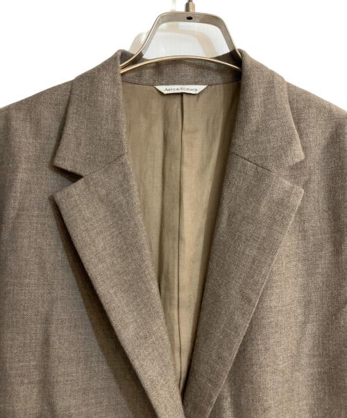 ARTS&SCIENCE（アーツアンドサイエンス）ARTS&SCIENCE (アーツアンドサイエンス) 25AWヤクウールテーラードジャケット / Loose Fit Jacket ベージュ サイズ:1の古着・服飾アイテム