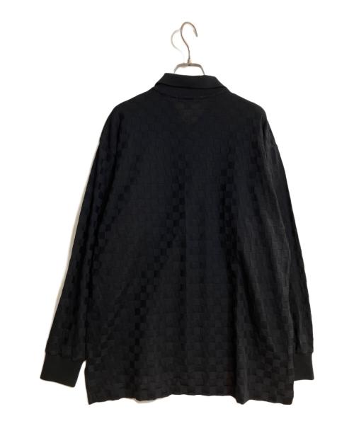 BALENCIAGA SPORT（バレンシアガ スポーツ）BALENCIAGA SPORT (バレンシアガ スポーツ) オールド長袖ポロシャツ ブラック サイズ:Ｌ 未使用品の古着・服飾アイテム