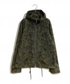 COACHコーチ）の古着「ボタニカルプリントマウンテンパーカー」｜グリーン