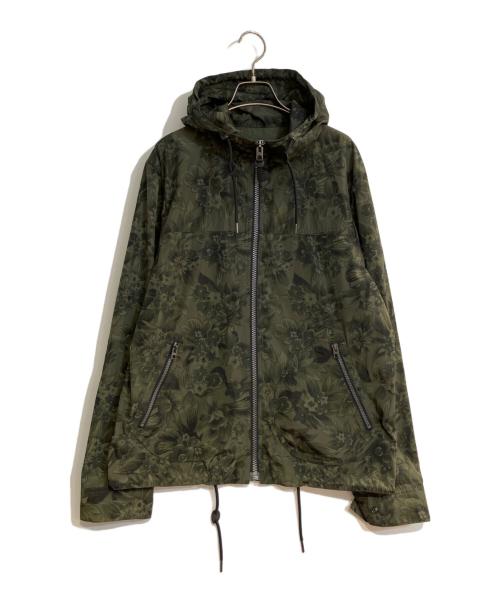 COACH（コーチ）COACH (コーチ) ボタニカルプリントマウンテンパーカー グリーン サイズ:Mの古着・服飾アイテム