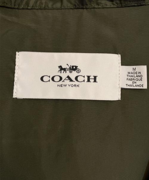 COACH（コーチ）COACH (コーチ) ボタニカルプリントマウンテンパーカー グリーン サイズ:Mの古着・服飾アイテム