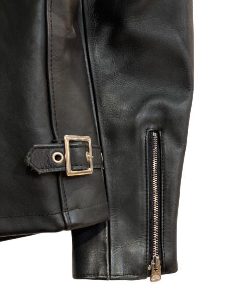 Schott（ショット）Schott (ショット) 641ボアライナー付シングルライダースジャケット ブラック サイズ:38の古着・服飾アイテム