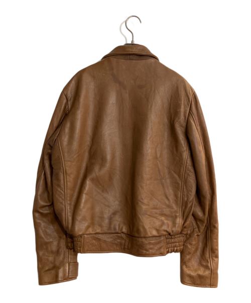 EL CONDOR（エル・コンドル）EL CONDOR (エル・コンドル) レザーショートジャケット ブラウン サイズ:Mの古着・服飾アイテム