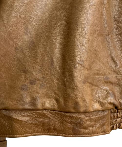 EL CONDOR（エル・コンドル）EL CONDOR (エル・コンドル) レザーショートジャケット ブラウン サイズ:Mの古着・服飾アイテム