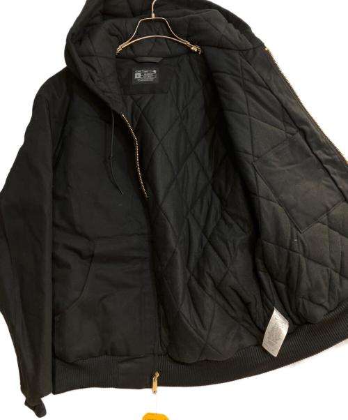 CarHartt（カーハート）CarHartt (カーハート) FIRM DUCK INSULATED FLANNEL-LINED ACTIVE JACKET ブラック サイズ:XL 未使用品の古着・服飾アイテム