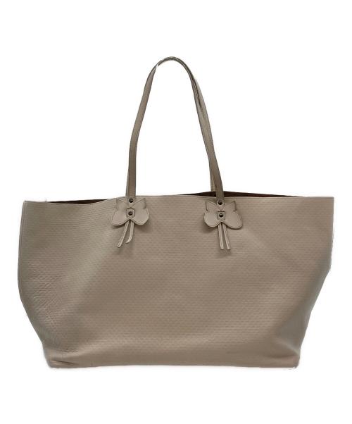 BOTTEGA VENETA（ボッテガベネタ）BOTTEGA VENETA (ボッテガベネタ) トートバッグ アイボリーの古着・服飾アイテム