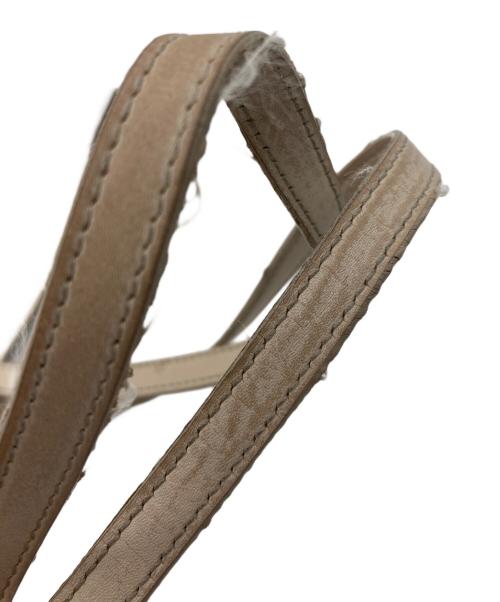 BOTTEGA VENETA（ボッテガベネタ）BOTTEGA VENETA (ボッテガベネタ) トートバッグ アイボリーの古着・服飾アイテム