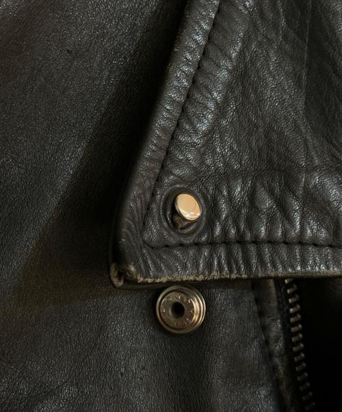 RIPPLES（リプルズ）RIPPLES (リプルズ) スタッズレザージャケット ブラック サイズ:50の古着・服飾アイテム