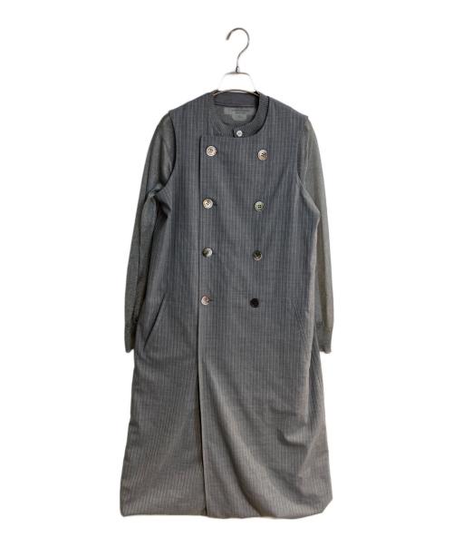 JUNYA WATANABE COMME des GARCONS（(ジュンヤワタナベ コムデギャルソン）JUNYA WATANABE COMME des GARCONS ((ジュンヤワタナベ コムデギャルソン) レイヤードデザインワンピース グレー サイズ:XSの古着・服飾アイテム