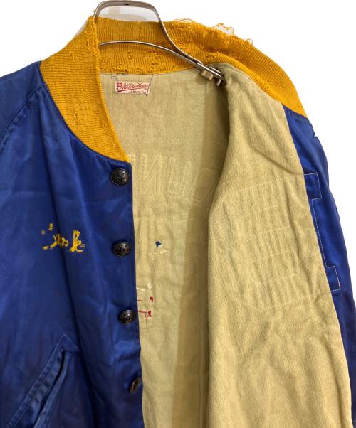 ATHLETIC HOUSE（アスレチック ハウス）ATHLETIC HOUSE (アスレチック ハウス) サテンスタジャン ブルー サイズ:不明の古着・服飾アイテム