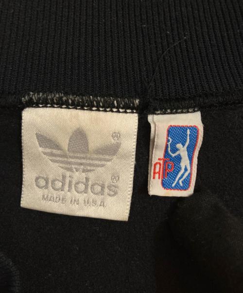 adidas（アディダス）adidas (アディダス) USA製 ATPオールドトラックジャケット ブラック×レッド サイズ:Mの古着・服飾アイテム