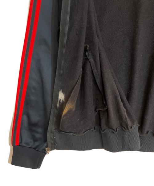 adidas（アディダス）adidas (アディダス) USA製 ATPオールドトラックジャケット ブラック×レッド サイズ:Mの古着・服飾アイテム