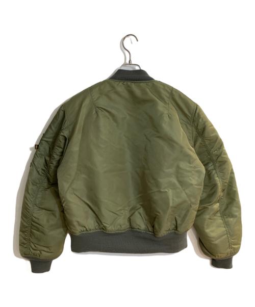 ALPHA（アルファ）ALPHA (アルファ) MA-1ジャケット カーキ サイズ:Mの古着・服飾アイテム