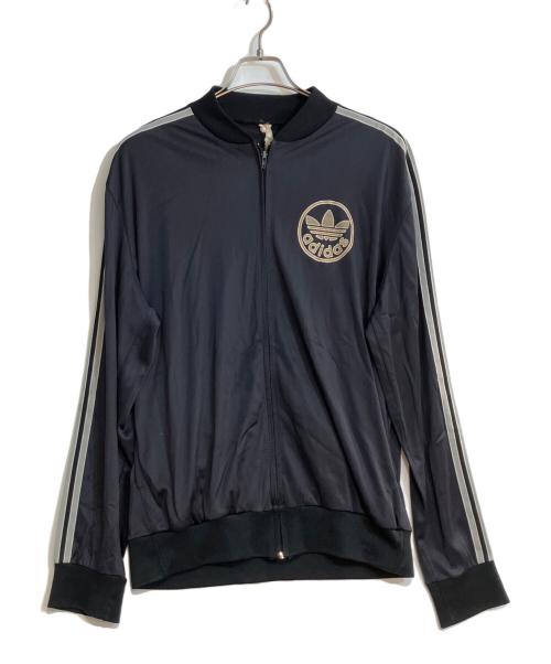 adidas（アディダス）adidas (アディダス) サークルトレフォイルロゴトラックジャケット ブラック サイズ:Ｌの古着・服飾アイテム