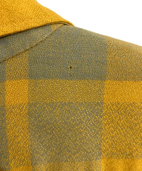 TOWN CRAFT（タウンクラフト）TOWN CRAFT (タウンクラフト) オールドチェックボタンダウンシャツ イエロー サイズ:Mの古着・服飾アイテム