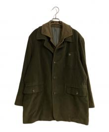 Christian Dior MONSIEUR（クリスチャンディオールムッシュ）の古着「オールドベロア×コーデュロイ ドッキングジャケット」｜カーキ