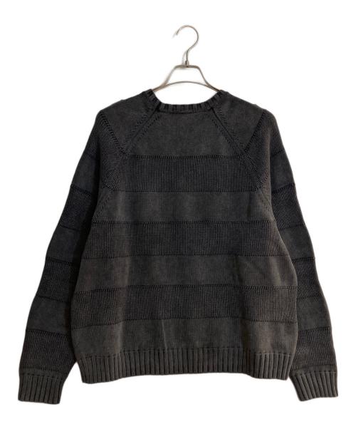 SUPREME（シュプリーム）Supreme (シュプリーム) Small Box Stripe Sweater/スモールボックスストライプセーター ブラック サイズ:Lの古着・服飾アイテム