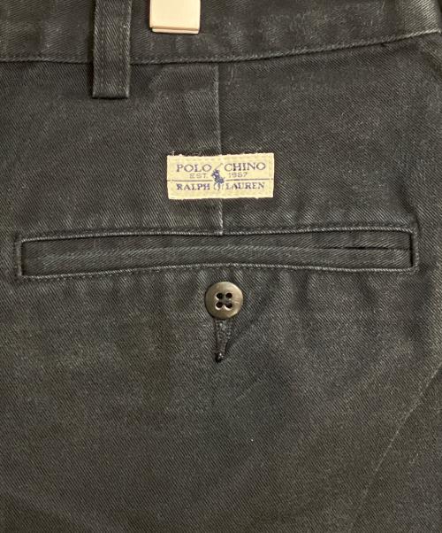 POLO RALPH LAUREN（ポロ・ラルフローレン）POLO RALPH LAUREN (ポロ・ラルフローレン) チノパン ブラック サイズ:不明の古着・服飾アイテム