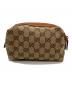 GUCCI（グッチ）の古着「GGキャンバスポーチ」｜ベージュ