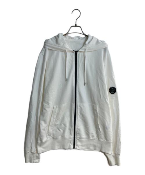C.P COMPANY（シーピーカンパニー）C.P COMPANY (シーピーカンパニー) 18SSゴーグルジップパーカー ホワイト サイズ:XLの古着・服飾アイテム
