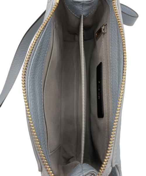 FURLA（フルラ）FURLA (フルラ) NUVOLA ヌヴォラ レザーショルダーバッグ スカイブルーの古着・服飾アイテム