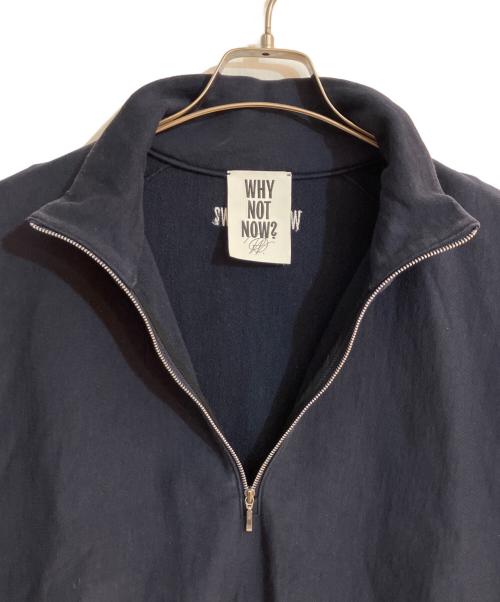 CHAOS（カオス）Chaos (カオス) WHY NOT NOWハーフジップスウェット ネイビー サイズ:FREEの古着・服飾アイテム