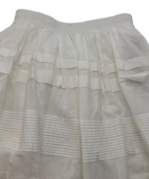 CHAOS（カオス）CHAOS (カオス) バンドゥ付き CSエッサウィラ ロングスカート ホワイト サイズ:F 未使用品の古着・服飾アイテム