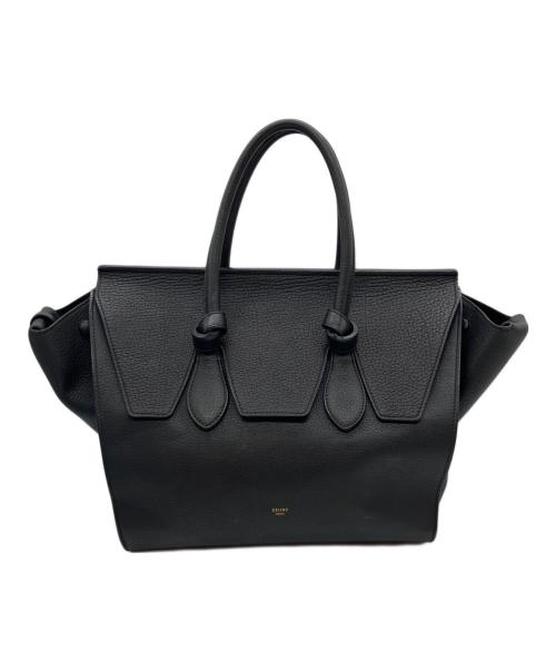 CELINE（セリーヌ）CELINE (セリーヌ) タイノットレザートートバッグ ブラックの古着・服飾アイテム