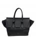 CELINE（セリーヌ）の古着「タイノットレザートートバッグ」｜ブラック