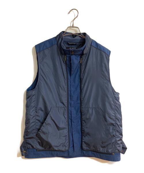 dunhill LINKS（ダンヒルリンクス）DUNHILL LINKS (ダンヒルリンクス) デタッチャブルギミックベスト ネイビー サイズ:Lの古着・服飾アイテム