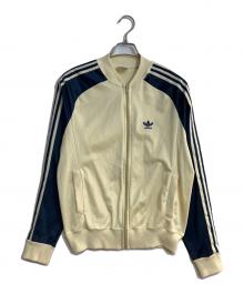 adidas（アディダス）の古着「トラックジャケット」｜クリームホワイト×ネイビー