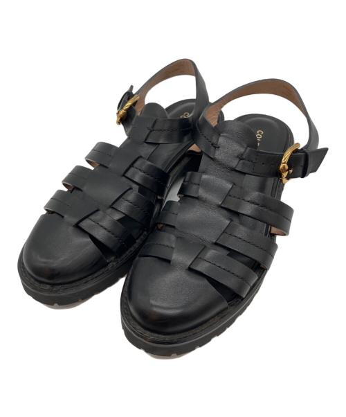 COLE HAAN（コールハーン）COLE HAAN (コールハーン) タティアナフィッシャーマンサンダル ブラック サイズ:7.5Bの古着・服飾アイテム