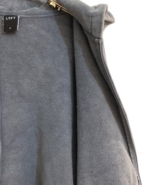 Lyft（リフト）Lyft (リフト) POWER HOUSE (パワーハウス) ジップパーカー ブラック サイズ:Ｌの古着・服飾アイテム